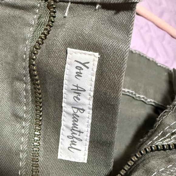 Dollhouse Olive Green Pants - Picture 4 of 7